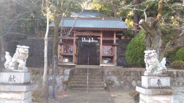 福地八幡神社(南下條)の隋神門