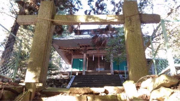 蓼科神社の拝殿