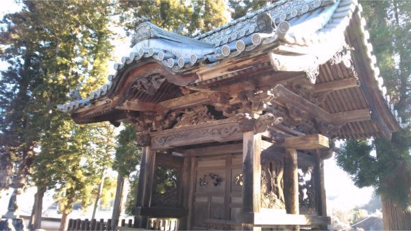 光徳寺の不開門の背面