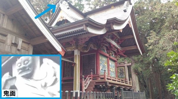 菅原神社本殿の正面右側