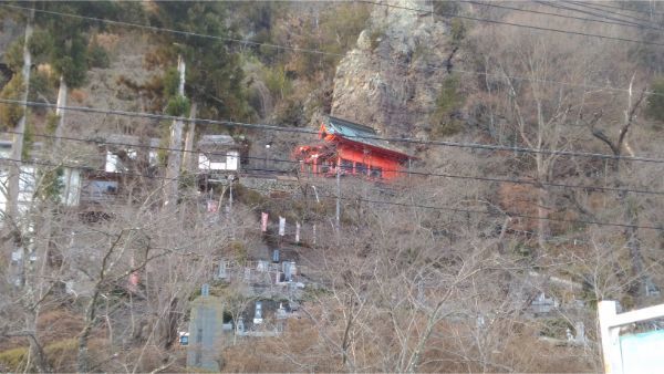 岩谷堂観音の遠景