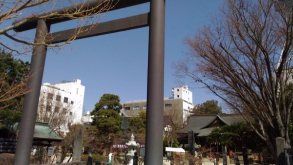 四柱神社の鳥居