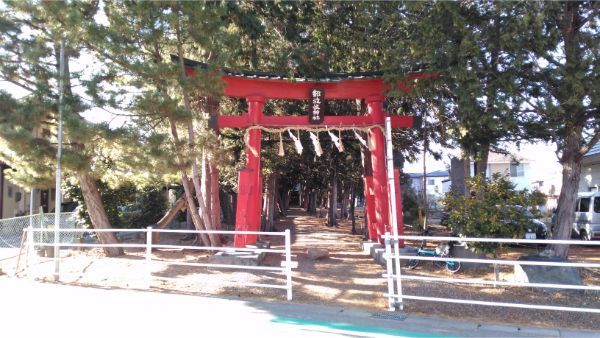 都波岐神社の境内入口