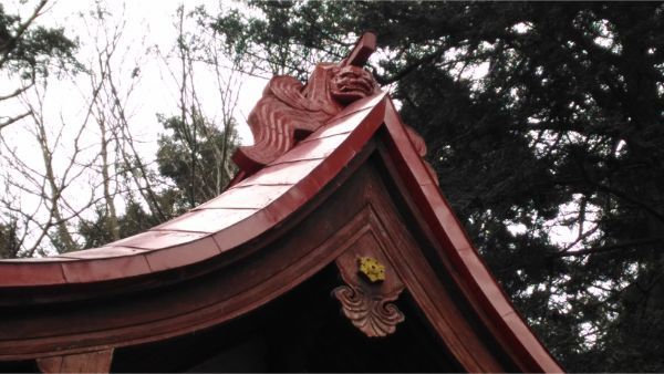 諏訪神社の大棟