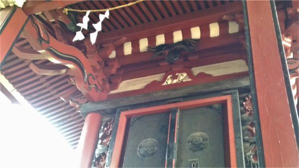 犬島神社本殿の母屋正面