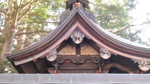 住吉神社本殿の破風