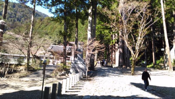 久遠寺の参道