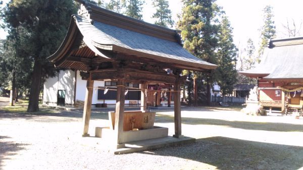 佐良志奈神社の手水舎