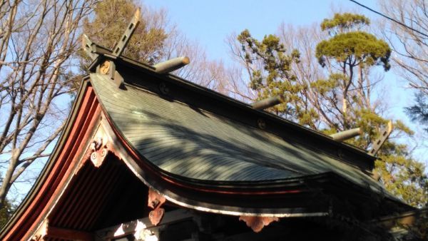 佐良志奈神社本殿の屋根