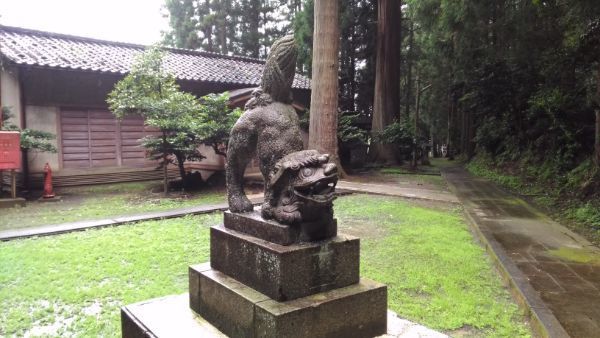 水上八幡神社狛犬