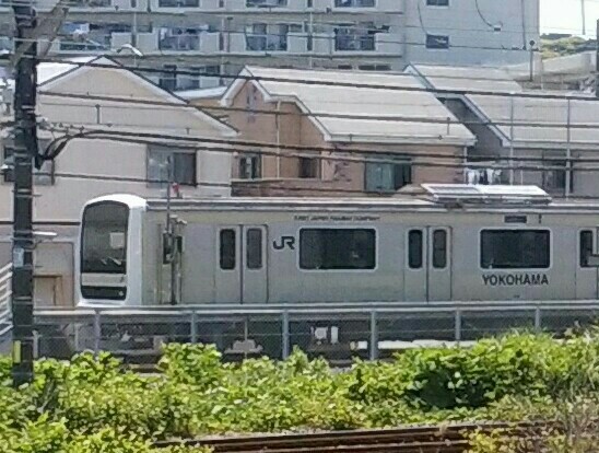 小ネタ 久里浜の9系訓練車のドアステッカー 日ノ出前検車区