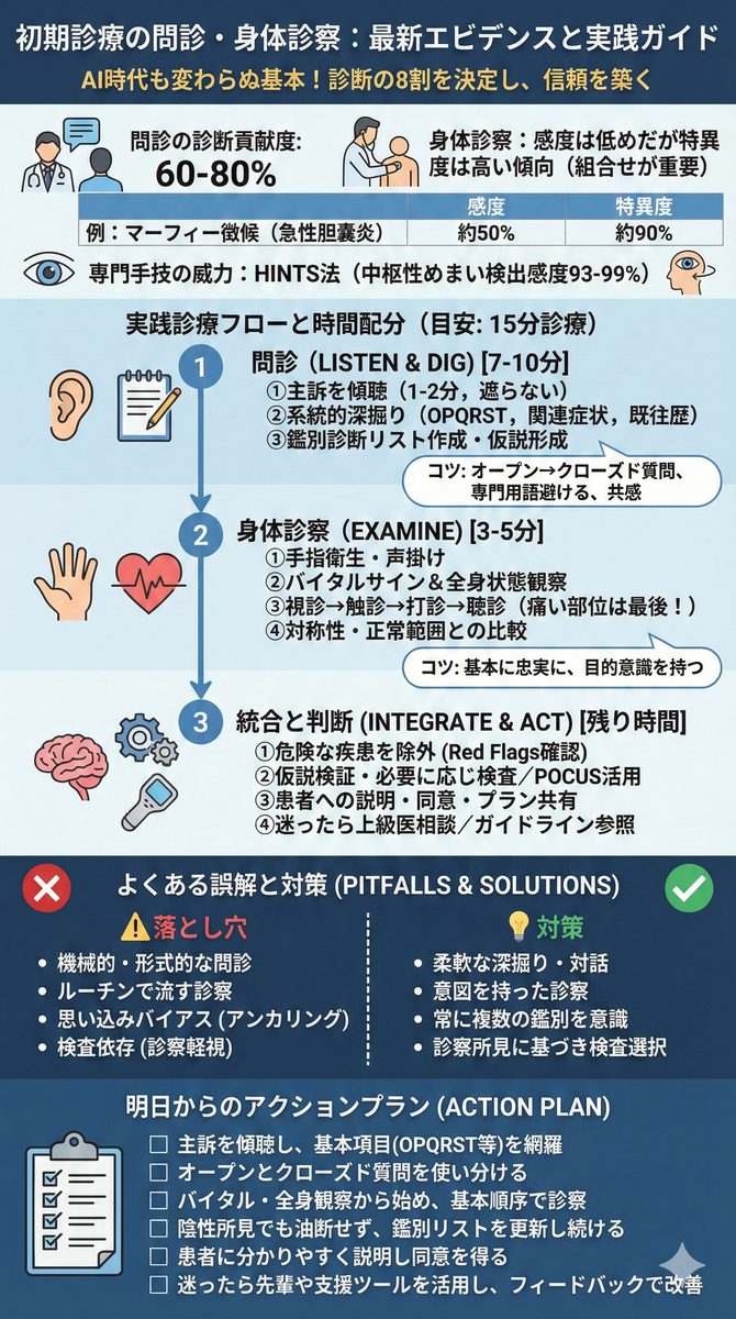 初期診療で重要な問診と身体診察のテクニック - 医知創造ラボ ～脳神経