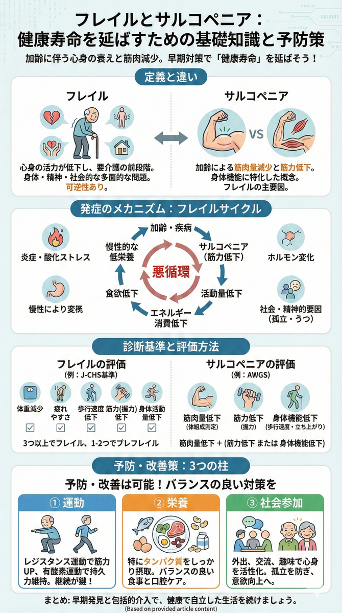 フレイルとサルコペニア
