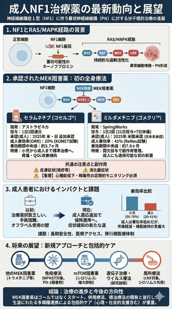成人NF1治療薬の最新動向と展望 - 医知創造ラボ ～脳神経内科医がAIで