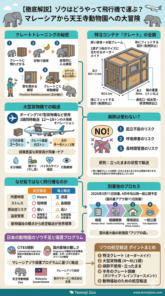 動物園のゾウはどうやって運ぶのか！？ - 医知創造ラボ ～脳神経内科医