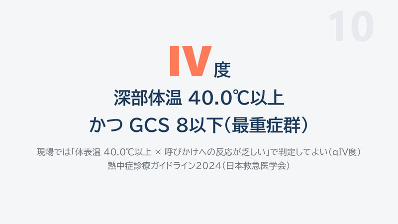 スライド10/18: IV度の基準