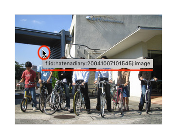 画像にマウスカーソルを合わせた時