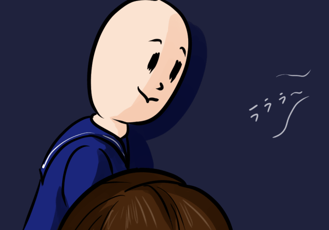 何が起きたのかわからない顔