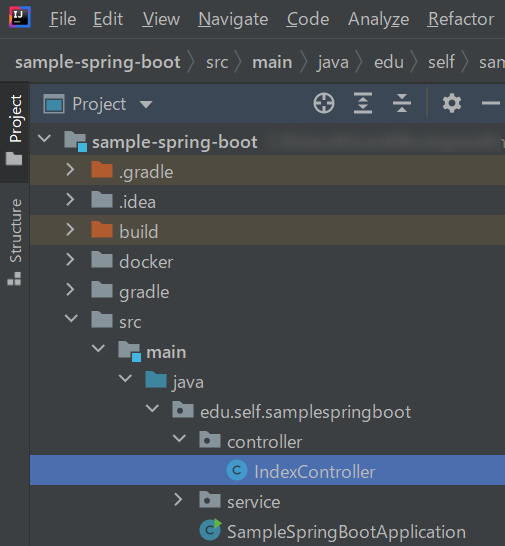 パッケージの移動後