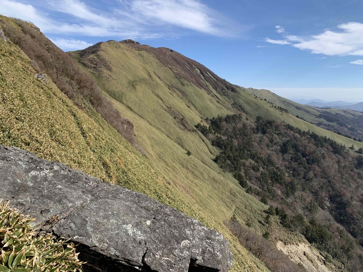 No.4024 剣山から石鎚山へ#4 笹ヶ峰～伊予富士 ※テント泊