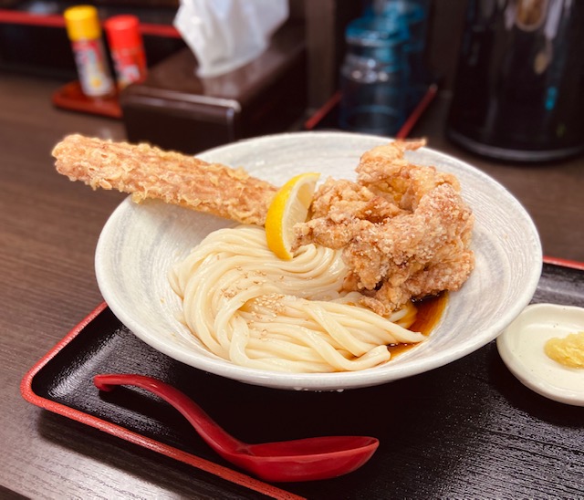 ザンギうどん一久