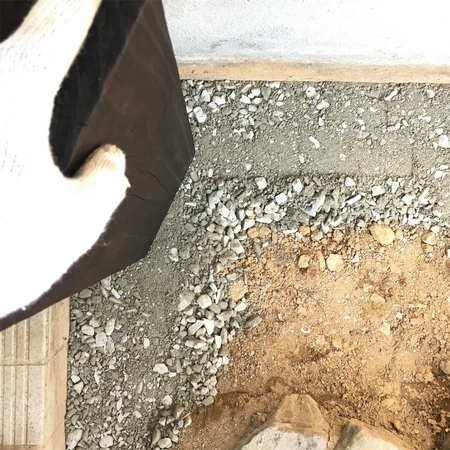 枕木はどう立てる 外構diyの注意点と立て方を解説 Hiroの手作り木工ブログ