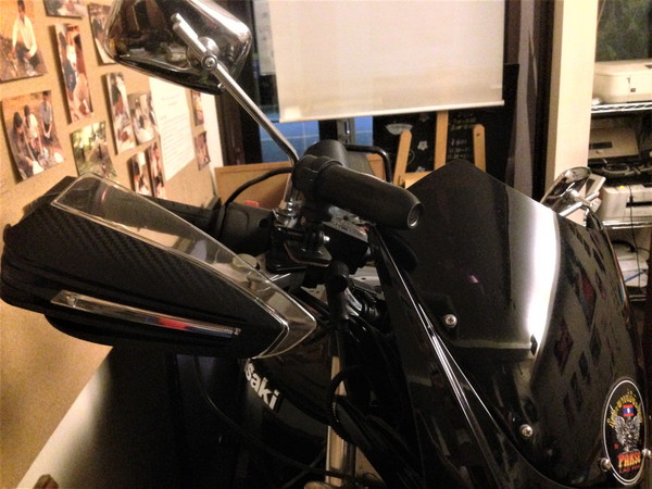 脱 冬籠りライダー宣言 グリップヒーターの取り付け Cafe Bar ສະບາຍດ 店主のzrx2日記