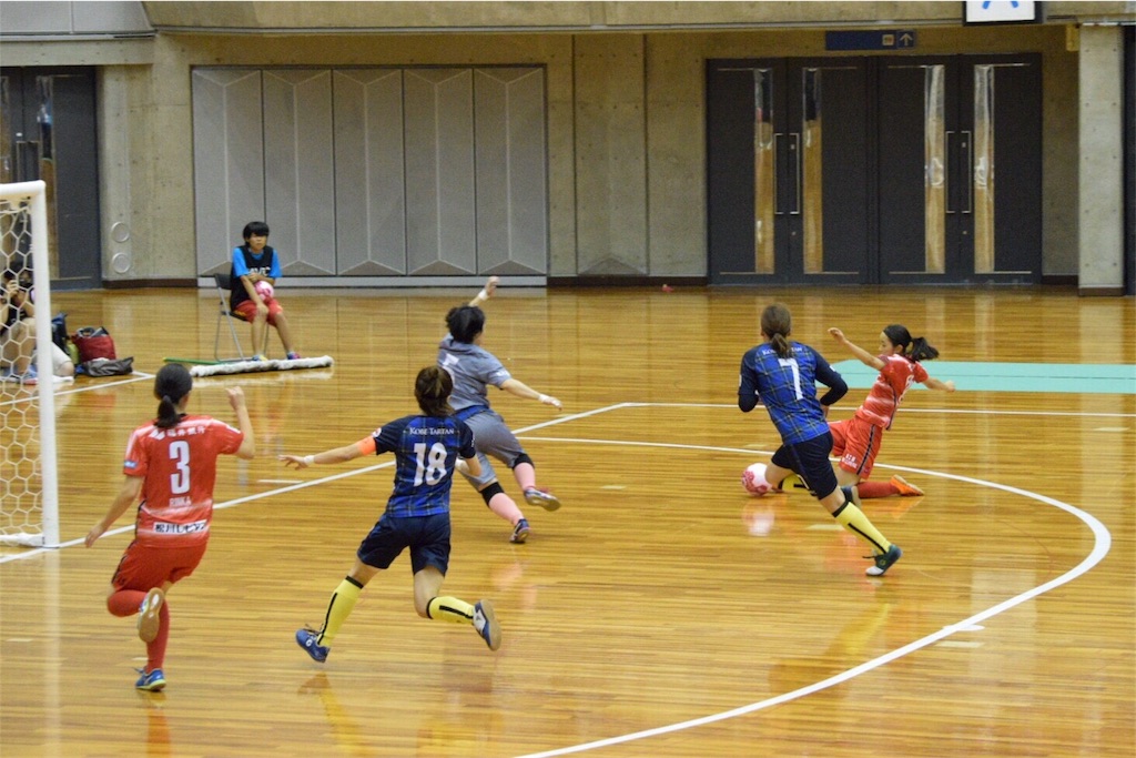 残り2分で劇的同点ゴールを決めた福井丸岡RUCK・高尾茜利①