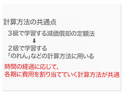 日商簿記３級と２級の共通点