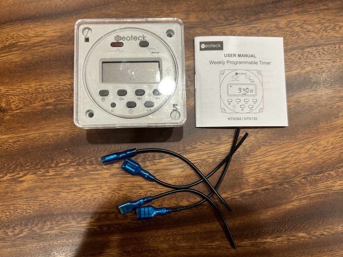 National タイマー 自動オン/オフ これは便利！プログラムタイマーで365日キャンピングカーを自動換気