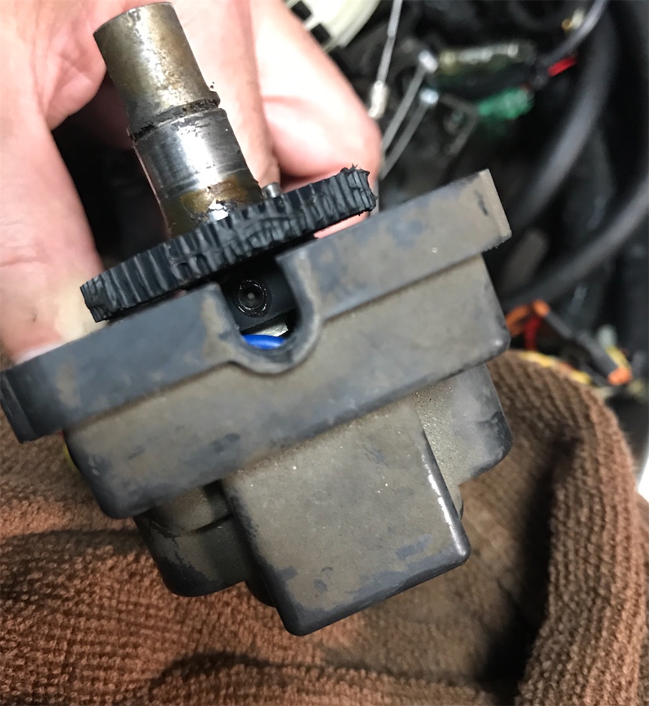 RGV250Γ VJ21A 排気デバイスサーボ オーバーホール - hirodanの日記