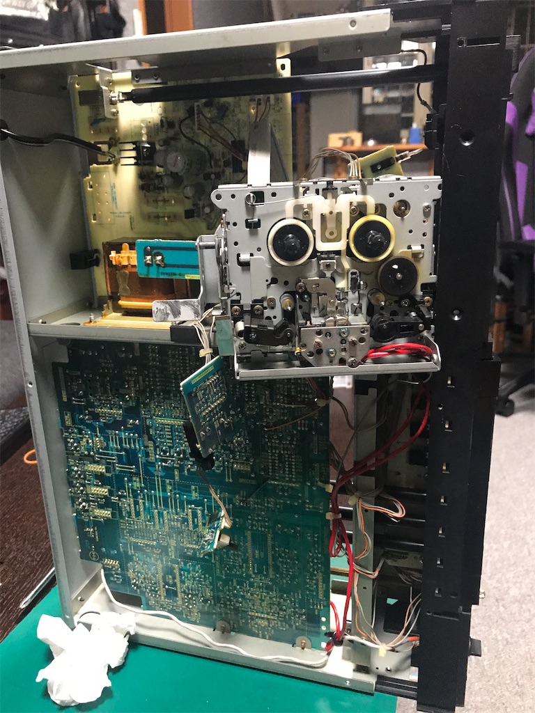 ジャンクカセットデッキ「TD-V631」修理 - hirodanの日記