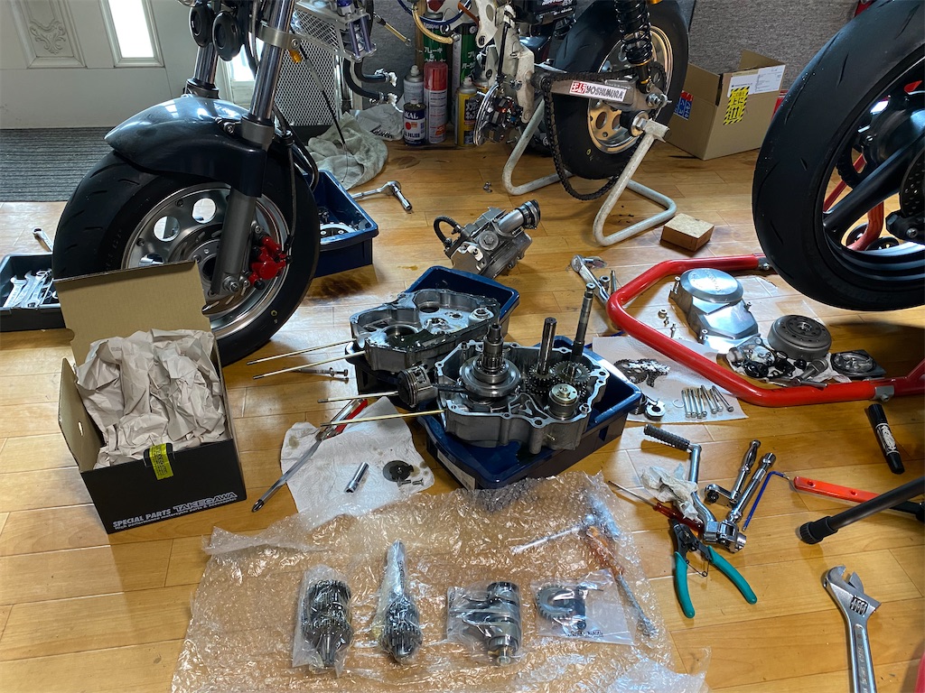 モンキーZ50J 5速クロスミッション載せ替え - hirodanの日記