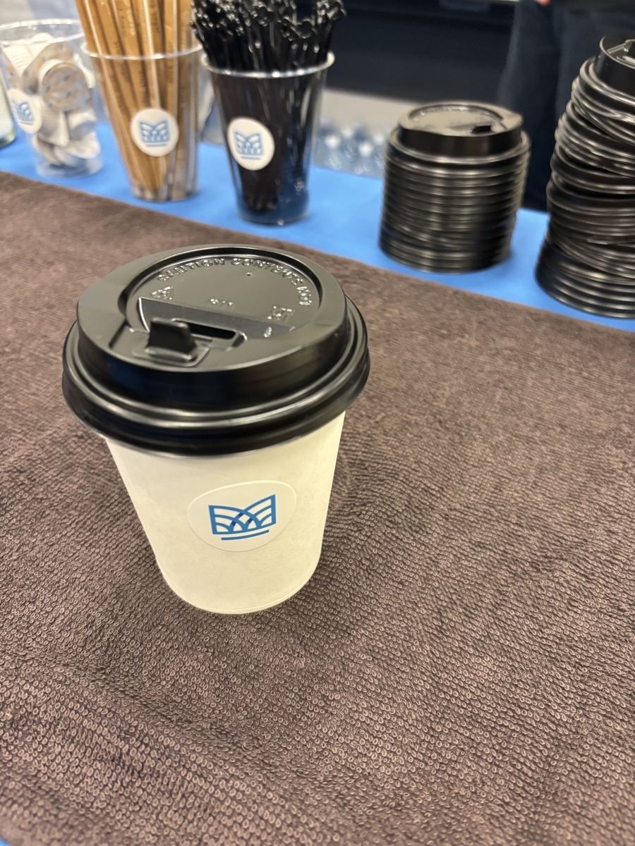 ブースで配られていたコーヒー