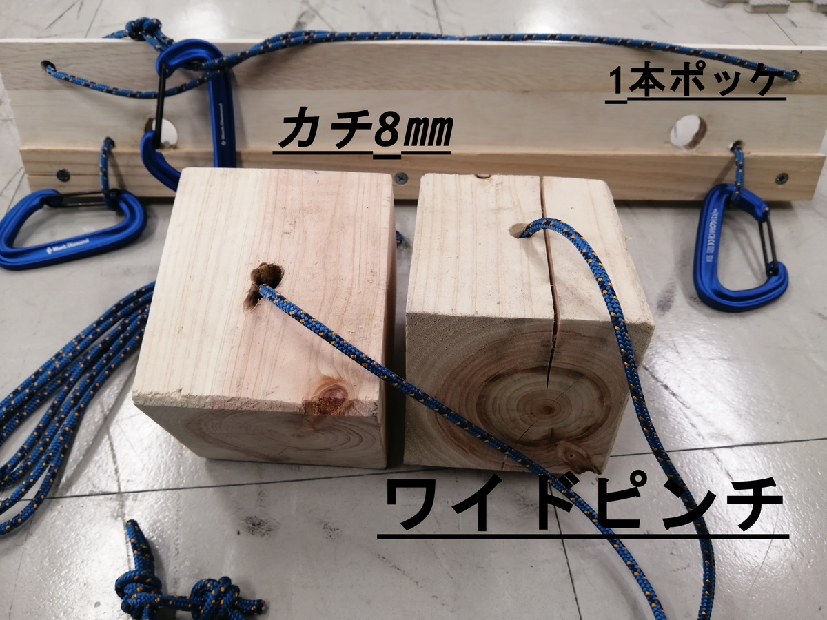 保持力アップ確実 どこでも出来るトレーニングボードの作り方 ボルダリング 進撃のクライマーのボルダリングブログ ちょっとよってけー