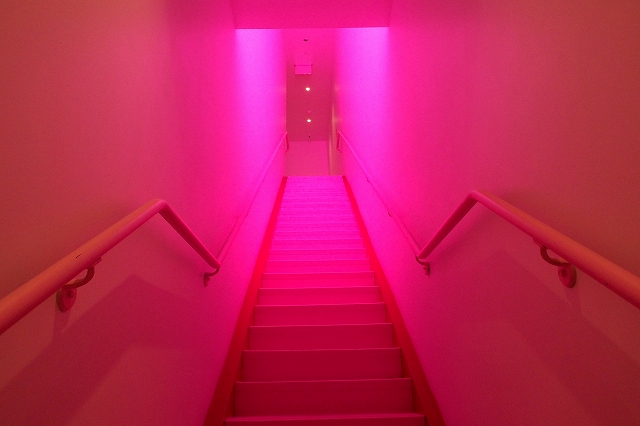 ピンクの階段