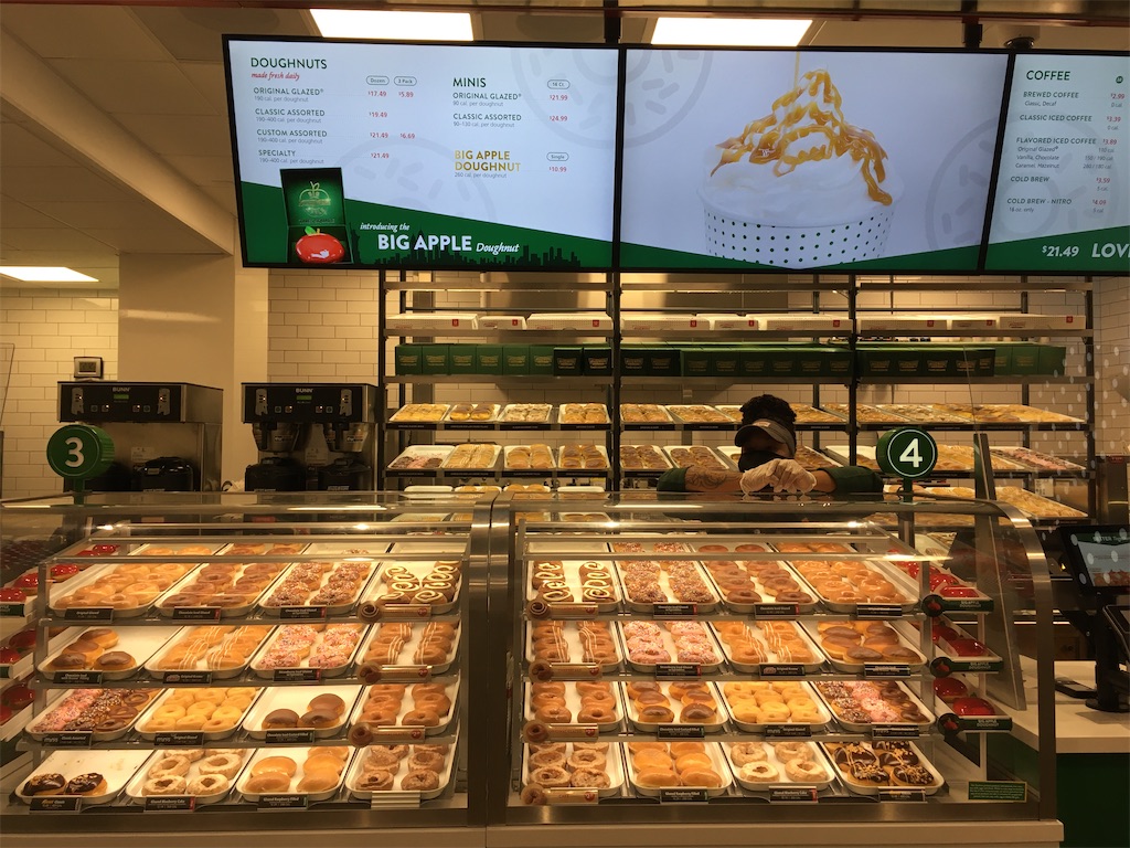 赤いのがビッグ・アップル