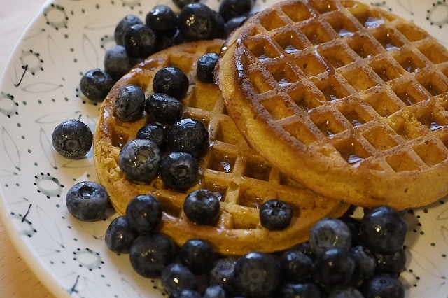 パンプキンワッフル