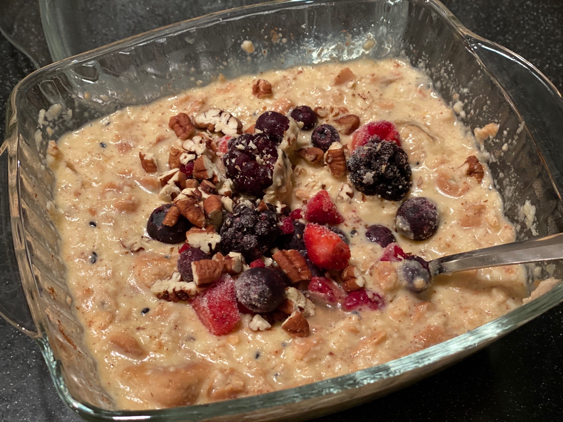 add berries and so on