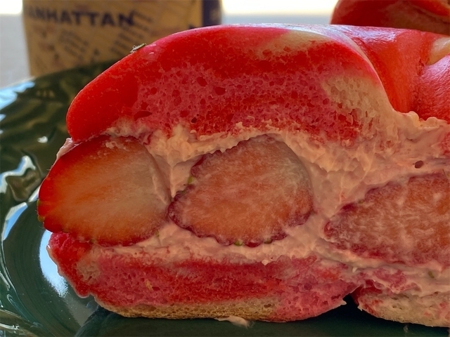 ベーグルのクローズアップ