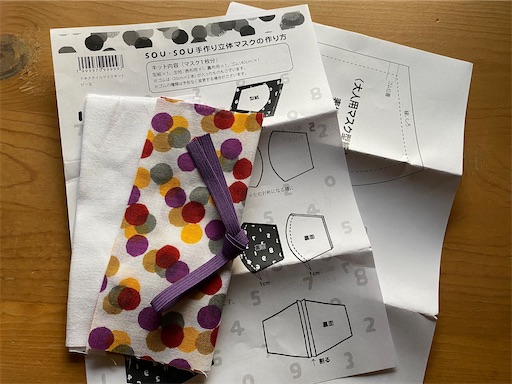 手作りマスクのキット