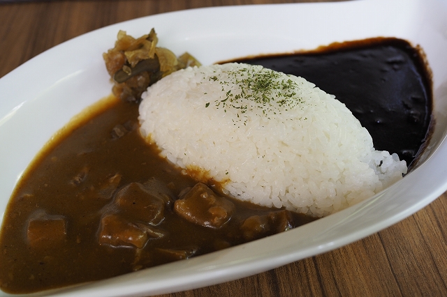 ハヤシ＆ビーフカレー