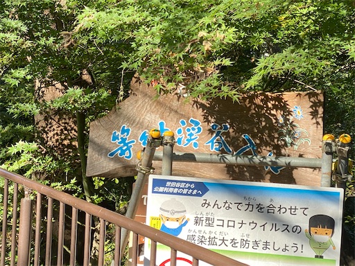 等々力渓谷の入り口