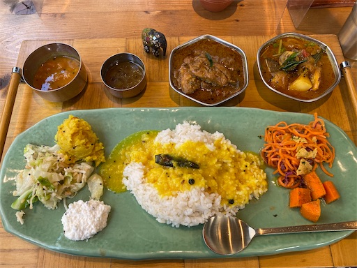 鶏肉とベジタブルのカレー