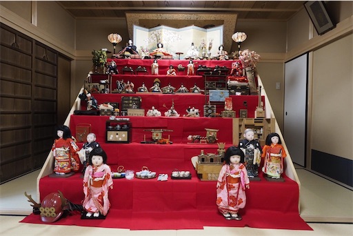 妹宅のお雛様　公開していません。