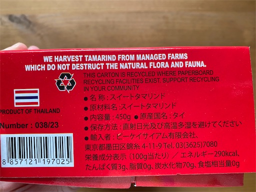 箱の表示