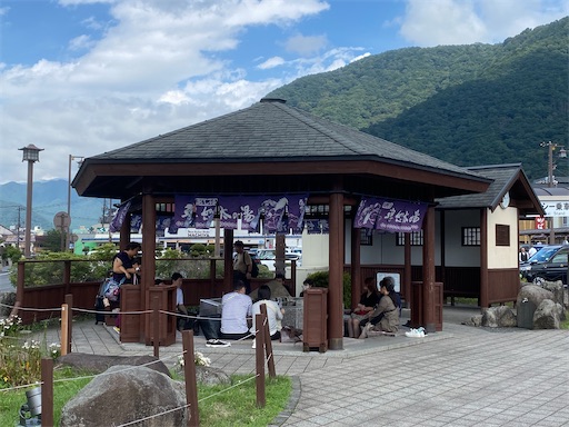 鬼怒川温泉の足湯