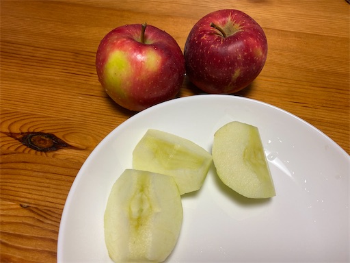 青りんごっぽくて甘くて美味しかったです。