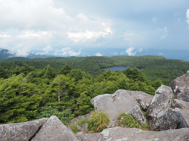 高見石展望台　絶景でした。