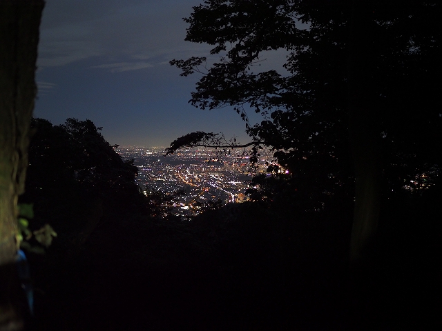 夜景はこんな感じ。
